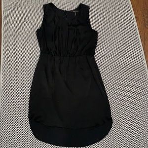 BCBGMaxAzria Little Black Dress in matte satin